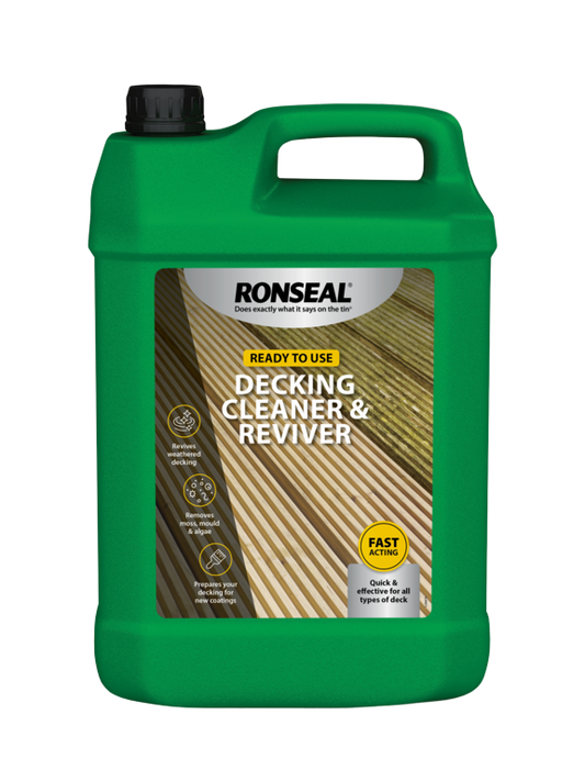 Ronseal Decking Cleaner & Reviver 5L Ready To Use