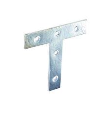 Securit Tee Plate Zinc Plated Pack 25 75mm