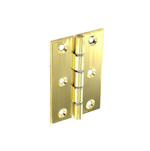 Securit Brass Butt Hinge 75 x 50mm Pack 20