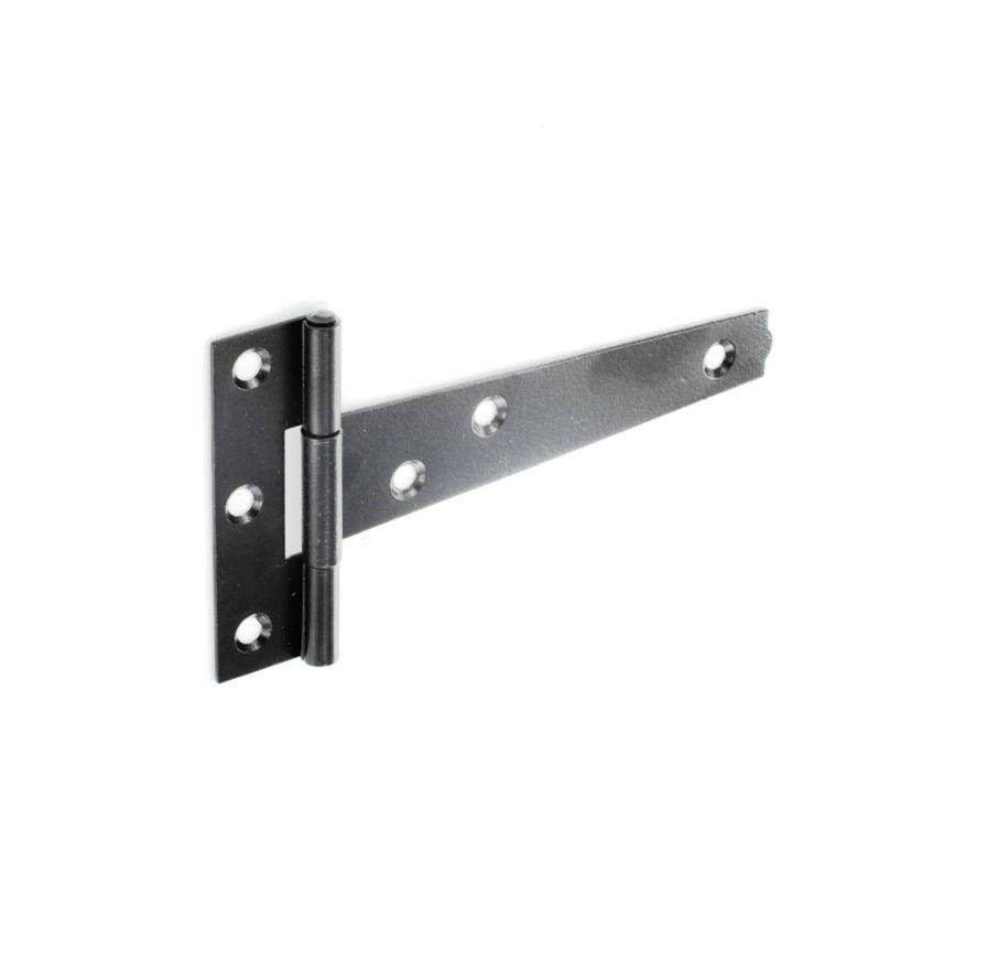 Securit Light  Tee Hinges Black 10 Pairs 1.8mm x 300mm 12"