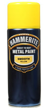 Hammerite Metal Paint 400ml Aerosol Smooth Black