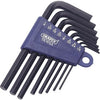 Draper Imperial Hexagon Key Set 8 Piece