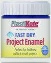 PlastiKote Fast Dry Enamel Brush On Black Gloss 59ml Bottle