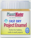 PlastiKote Fast Dry Enamel Brush On Black Gloss 59ml Bottle