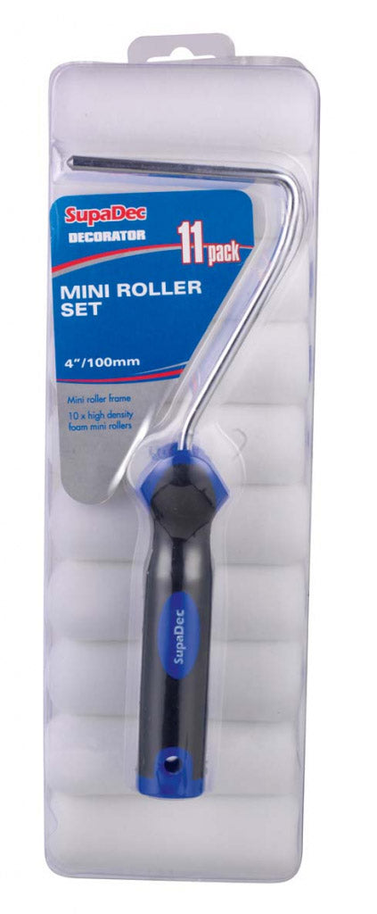 SupaDec Mini Roller Set 4"/100mm Pack 11