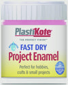 PlastiKote Fast Dry Enamel Brush On Black Gloss 59ml Bottle