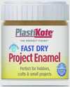 PlastiKote Fast Dry Enamel Brush On Black Gloss 59ml Bottle