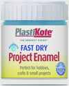 PlastiKote Fast Dry Enamel Brush On Black Gloss 59ml Bottle