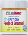 PlastiKote Fast Dry Enamel Brush On Black Gloss 59ml Bottle