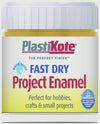 PlastiKote Fast Dry Enamel Brush On Black Gloss 59ml Bottle