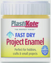 PlastiKote Fast Dry Enamel Brush On Black Gloss 59ml Bottle