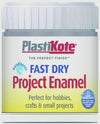PlastiKote Fast Dry Enamel Brush On Black Gloss 59ml Bottle