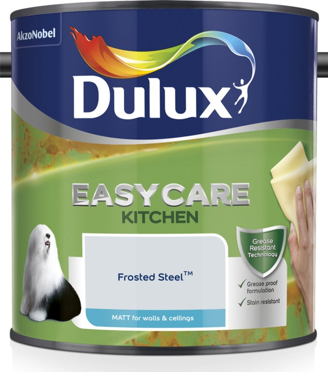 Dulux Easycare Kitchen Matt 2.5L Frosted Steel