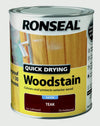Ronseal Quick Drying Woodstain Satin 750ml Antique Pine