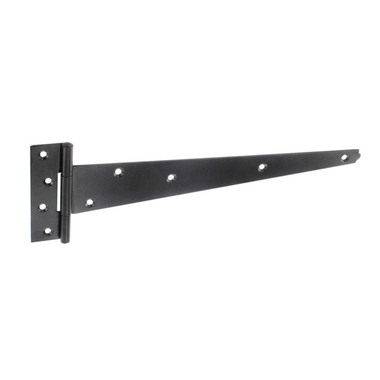 Securit Heavy Black Tee Hinges (Pair) 450mm (18")