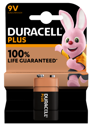 Duracell Plus Battery 9V