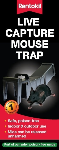 Rentokil Live Capture Mouse Trap Boxed