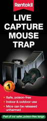 Rentokil Live Capture Mouse Trap Boxed