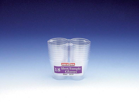 Caroline Shot/Sample Glass 50ml, 18 Pack