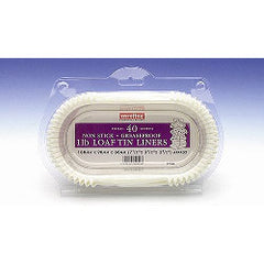 Caroline Loaf Tin Liners (40) 1lb