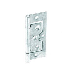 Securit Flush Hinges Zinc Plated (Pair) 75mm