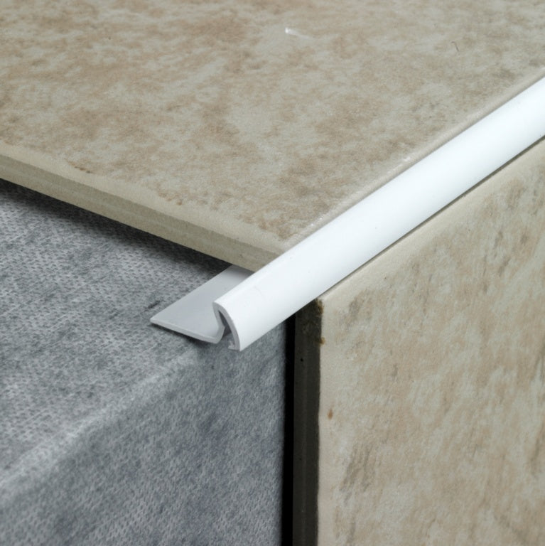 Tile Rite Tile Edging Standard 2.4m x 7mm White