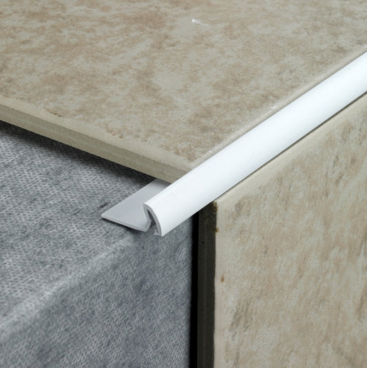 Tile Rite Tile Edging Standard 2.4m x 7mm White