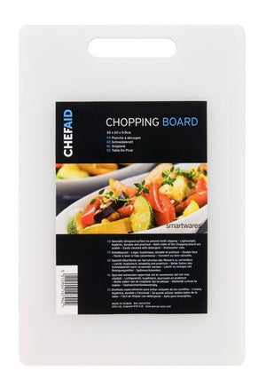 Chef Aid Poly Chopping Board 31 x 18 x 0.9cm
