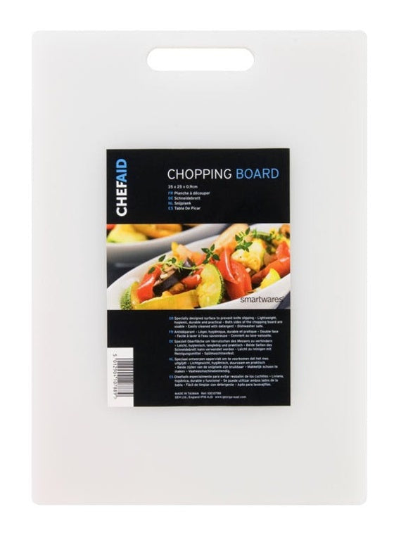 Chef Aid Poly Chopping Board 31 x 18 x 0.9cm