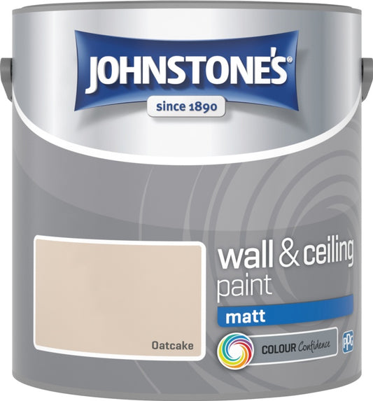 Johnstone's Wall & Ceiling Matt 2.5L Oatcake