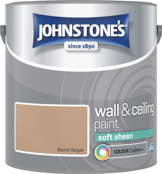 Johnstone's Wall & Ceiling Soft Sheen 2.5L Burnt Sugar
