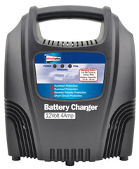 Streetwize Battery Charger Plastic Cased 12V/4Amp