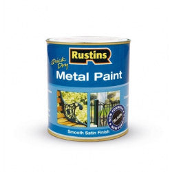 Rustins Metal Paint 250ml Black