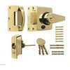 Era BS High Security Nightlatch 60mm Finish: Brass Effect