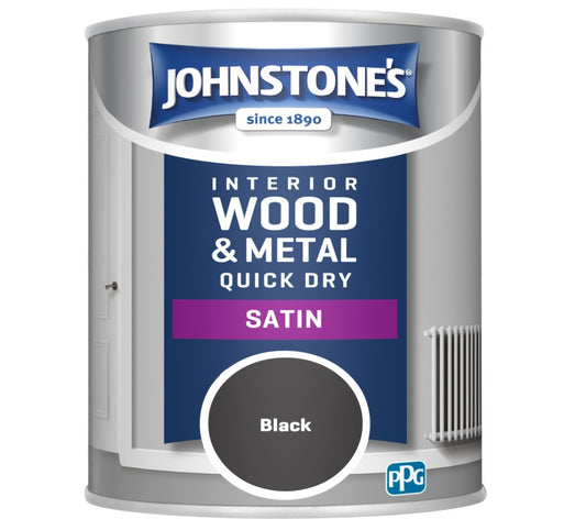 Johnstone's Quick Dry Satin 750ml Brilliant White