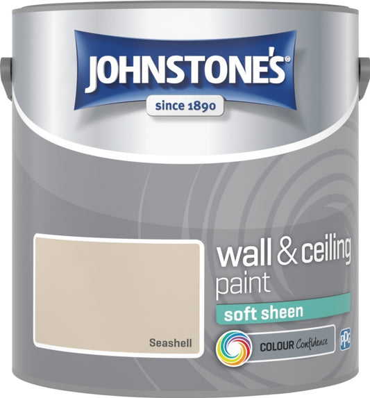 Johnstone's Wall & Ceiling Soft Sheen 2.5L Seashell