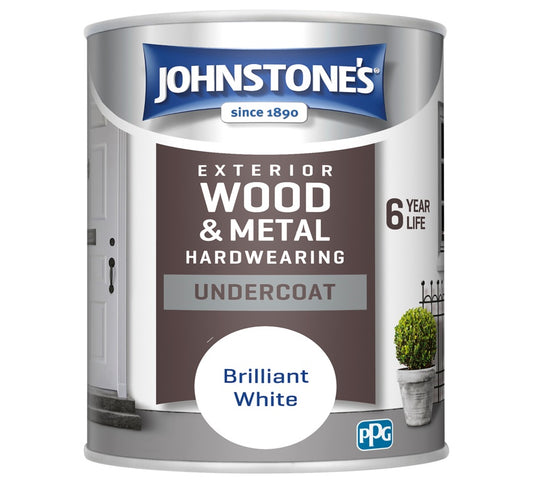 Johnstone's Exterior Undercoat 750ml White