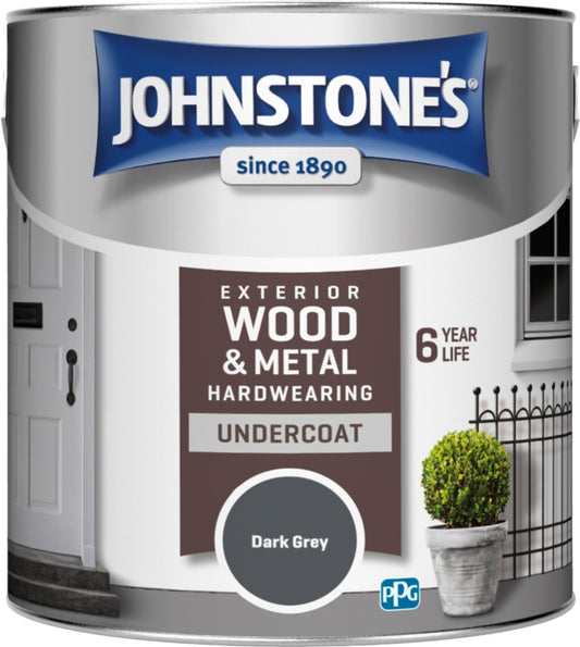 Johnstone's Exterior Undercoat 2.5L Dark Grey