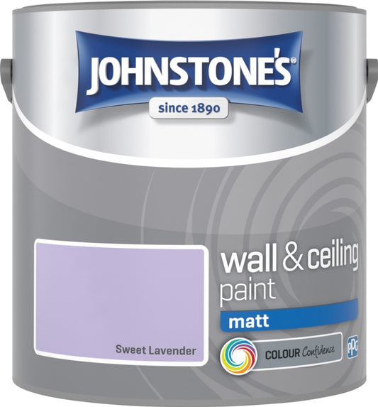 Johnstone's Wall & Ceiling Matt 2.5L Sweet Lavender