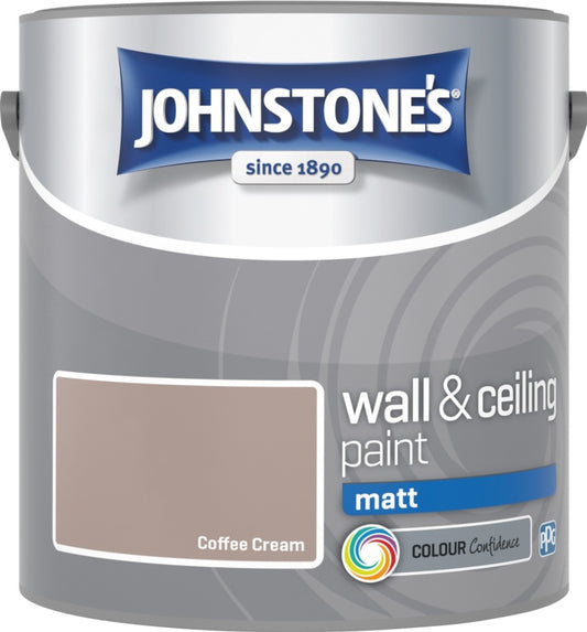 Johnstone's Wall & Ceiling Matt 2.5L Coffee Cream