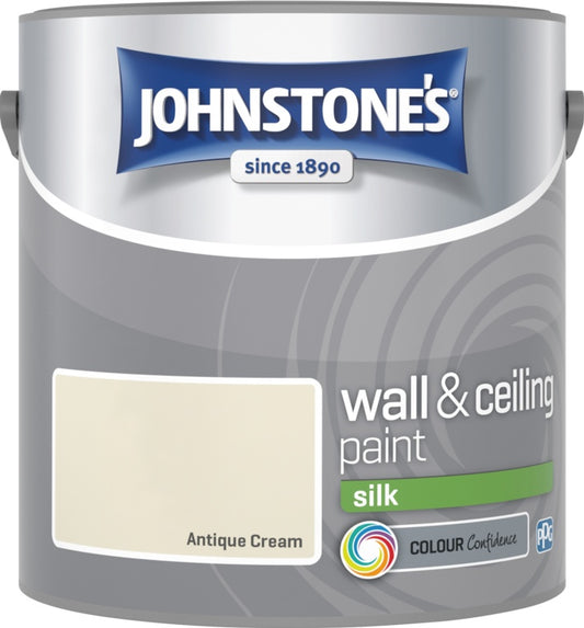 Johnstone's Wall & Ceiling Silk 2.5L Ivory Spray