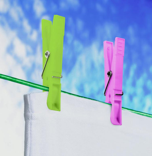 SupaHome Plastic Clothes Pegs 78mm Pack 0f 24