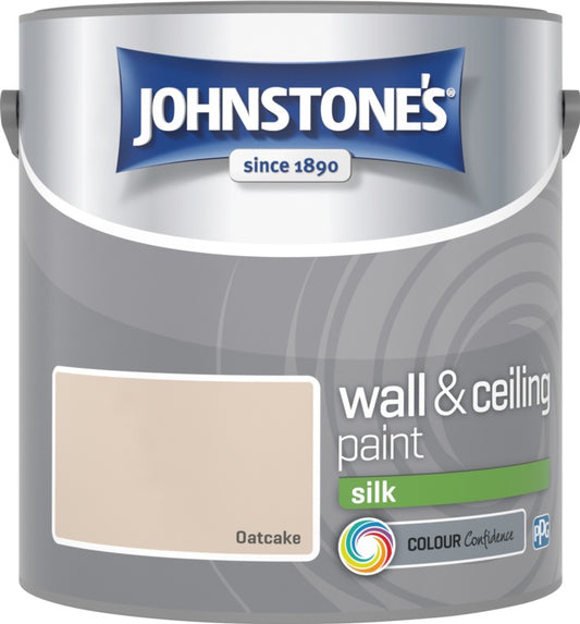 Johnstone's Wall & Ceiling Silk 2.5L Oatcake
