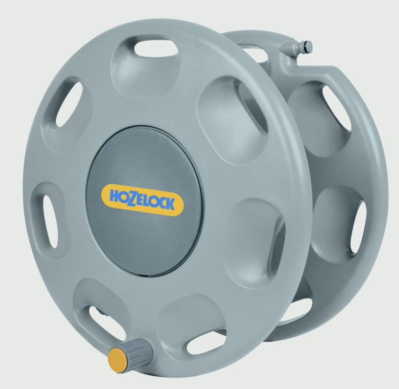 Hozelock Wall Mounted Reel with Hose Guide 60m