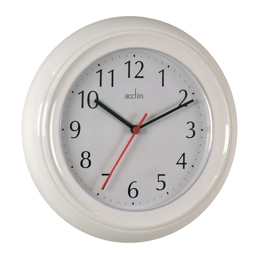 Acctim Wycombe Wall Clock Red