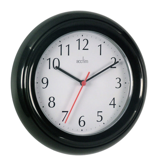 Acctim Wycombe Wall Clock Black