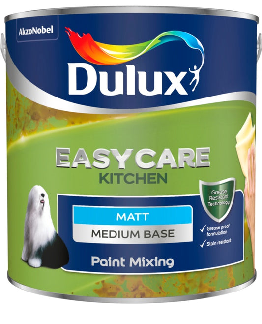 Dulux Colour Mixing Kitchen Matt Base 2.5L Medium