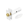 Securit Security Doorbolt White 60mm Pack of 10