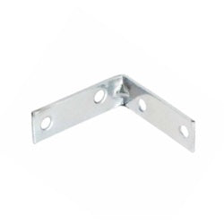 Securit Corner Brace Zinc Plated 65mm Pair