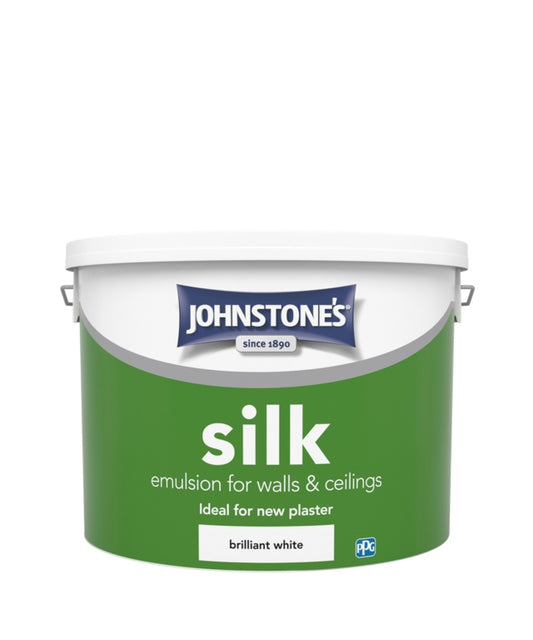 Johnstone's Silk 10L Pure Brilliant White